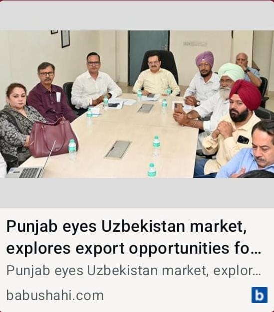 Uzbekistan Tech and Trade movement — media coverage referring to Punjab business interest in the Uzbekistan market.