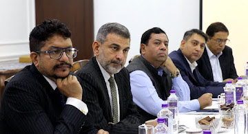 Uzbekistan Tech and Trade movement — delegates exchanging views during an India round-table session.
